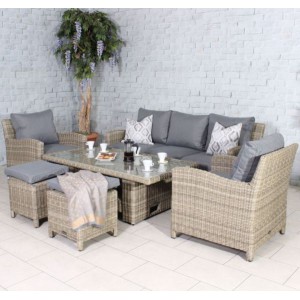 Wentworth Sofa Dining Set - 6 Piece