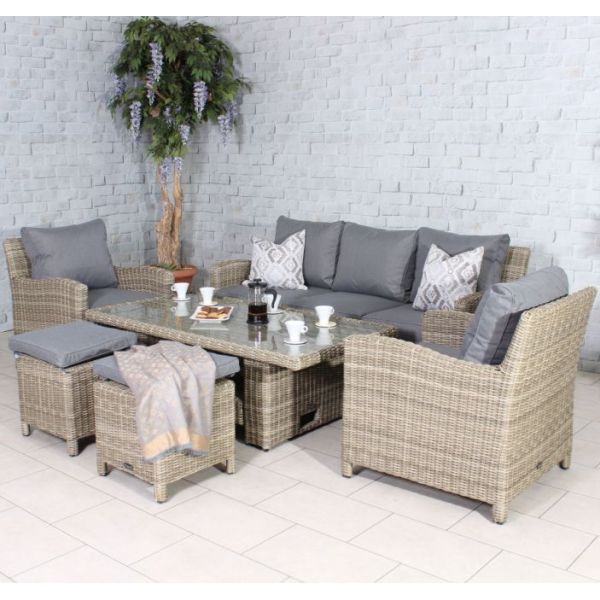 Wentworth Sofa Dining Set - 6 Piece