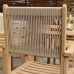 Roma Bar Set with Rope High Chairs