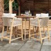 Roma Bar Set with High Dining Chairs