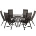 Sorrento Recliner Dining Set - 6 Seater