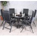 Sorrento Recliner Dining Set - 6 Seater