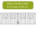 Abbey Double Gates