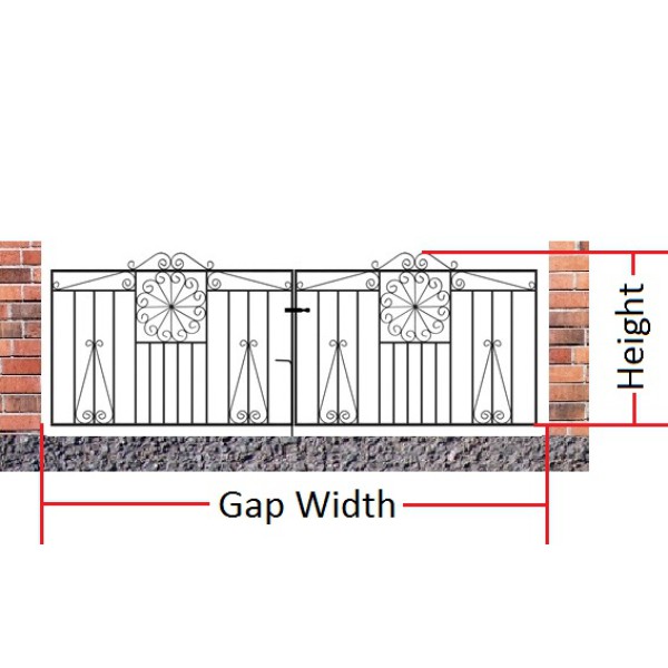 Made to Measure Edinburgh Double Gates