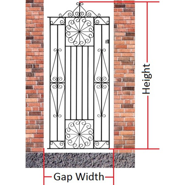 Made to Measure Edinburgh Tall Single Gate