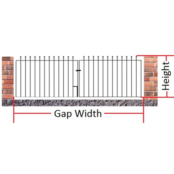 Made to Measure Manor Flat Top Double Gate