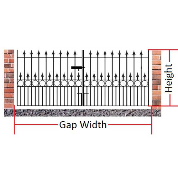 Made to Measure Sandringham Double Gates