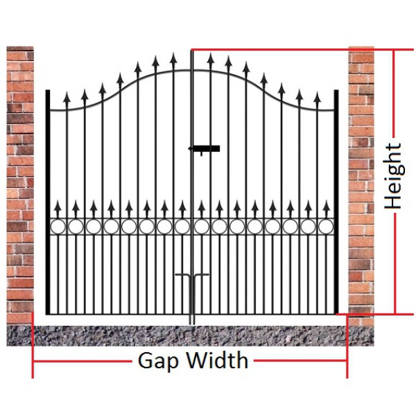 Made to Measure Sandringham Tall Double Gates