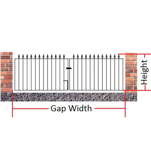 Made to Measure Saxon Flat Top Double Gate