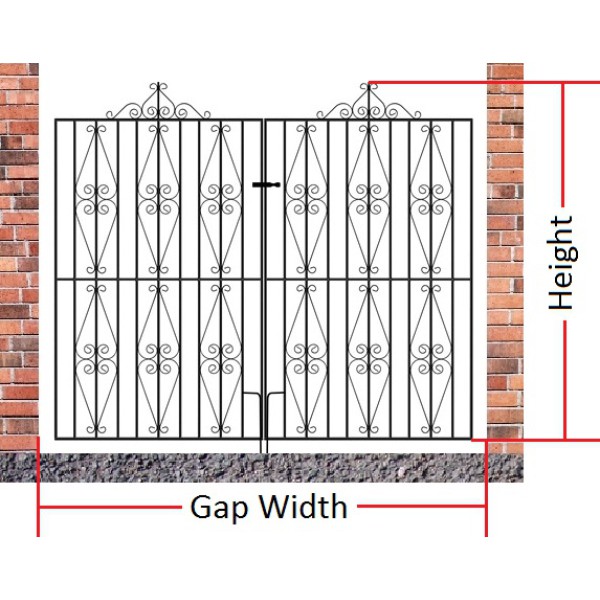 Made to Measure Stirling Tall Double Gates