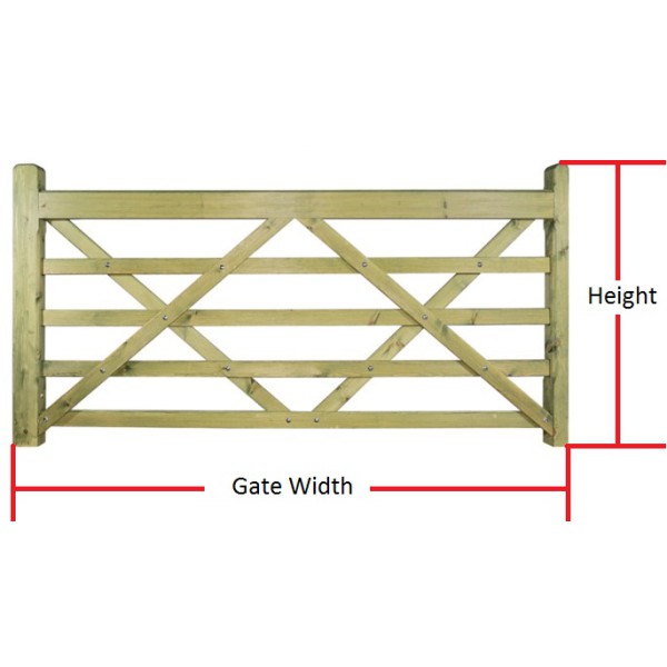 Made to Measure Evington 5 Bar Field Gate