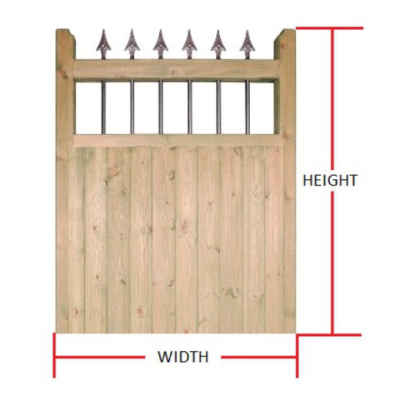 Made to Measure Hampton Single Gate