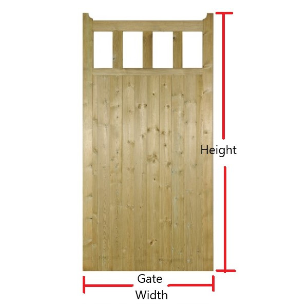Made to Measure Quorn Tall Single Gate