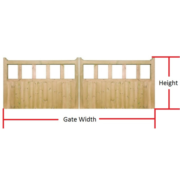 Made to Measure Quorn Double Gates