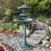 Bird Bath with Feeding Table