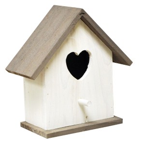 White Wooden Nesting Box