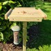 Wooden Bird Feeder Table