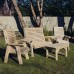 Ergo Coffee Table And Chairs Set - 4 Seater