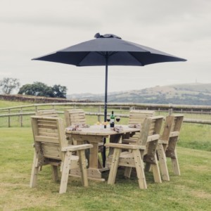 Ergo Table And Chairs Set - 6 Seater