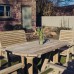 Ergo Table, Chairs And Bench Set - 8 Seater