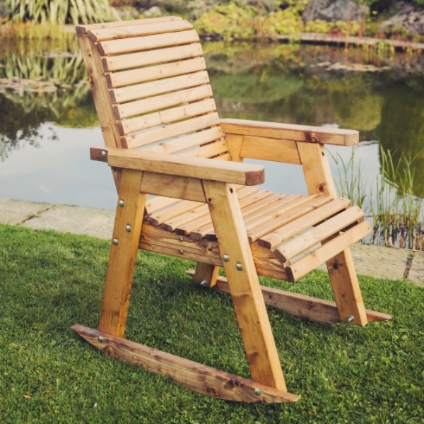 Valley Wooden Garden Rocking Chair