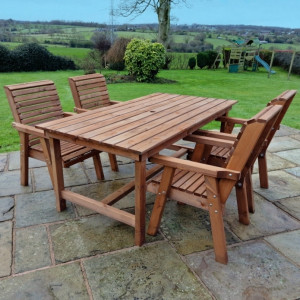 Valley Table And Chairs Set - 4 Seater
