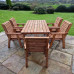 Valley Table And Chairs Set - 5 Seater