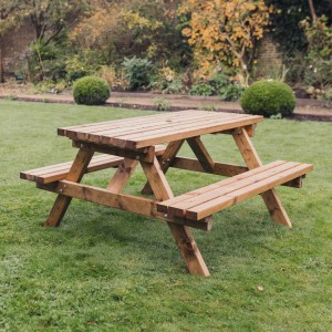 Valley 6 Seater Deluxe Picnic Table