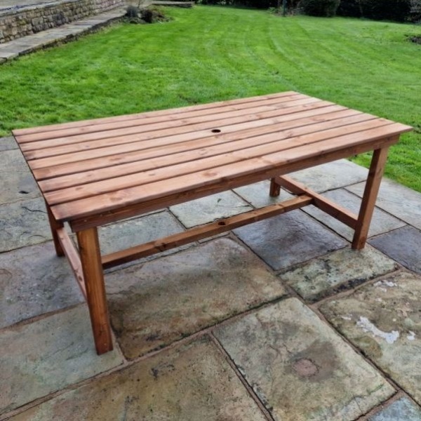 Valley Wooden Rectangular Garden Dining Table