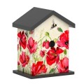 Zest Birdhouse - Poppies & Bees