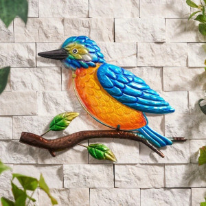 Kingfisher Glass Wall Art