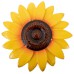 Sunflower Glass Wall Art