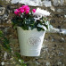 Blenheim Recycled Wall Planter - Off White