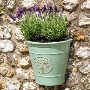 Blenheim Recycled Wall Planter - Green