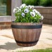 Barrel Planter - Medium Oak