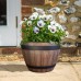 Barrel Planter - Medium Oak
