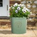 Cotswold Recycled Cylinder Planter - Green