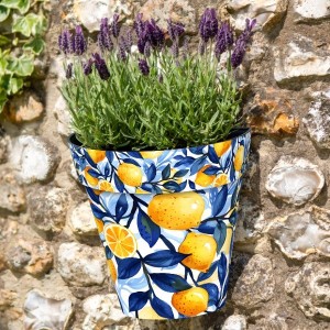 Zest Recycled Wall Pot - Marbella