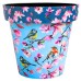 Zest Recycled Planter - Watercolour Birds
