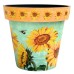 Zest Recycled Planter - Watercolour Sunflower