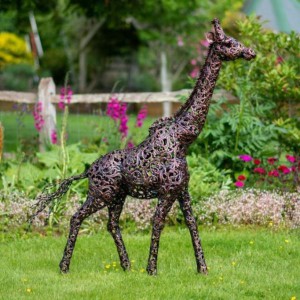 Bronze Giraffe Sculpture