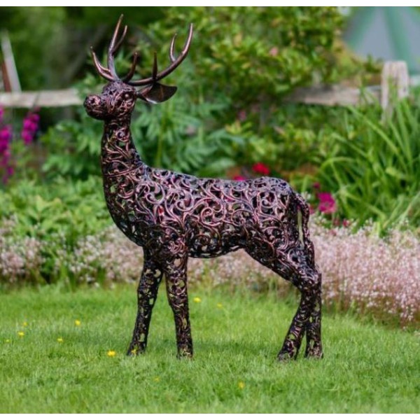 Bronze Deer Sculpture
