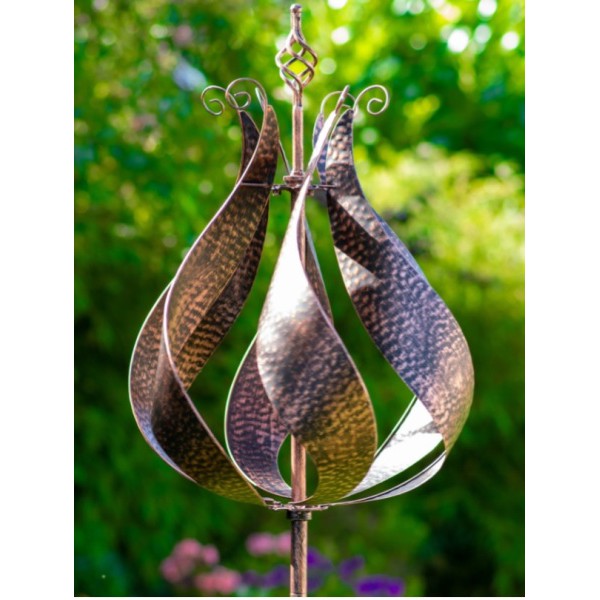 Blenheim Brushed Copper Wind Sculpture