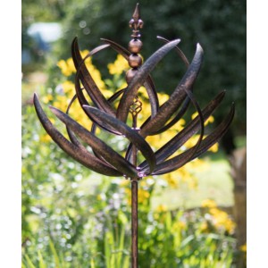 Windsor Brushed Copper Wind Sculpture