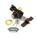 Cays 2" Throw Gate Lock 