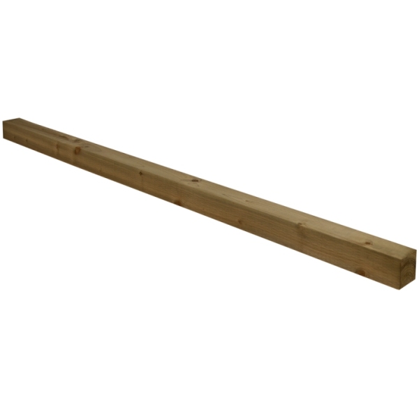 Green Incised Fence Post 10cm (4in)