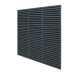 Double Slatted Fence Panel 180 x 180cm - Grey