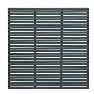 Slatted Fence / Trellis Panel 180 x 180cm - Grey