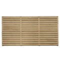 Double Slatted Fence Panel 180 x 91cm