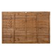 Superlap Fence Panel 4ft - Pressure Treated Brown